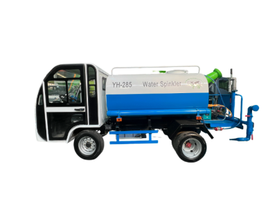 YH-285 Electric Water Sprinkler Truck: An export-grade eco-friendly watering tool, showcasing professional customization in every detail.