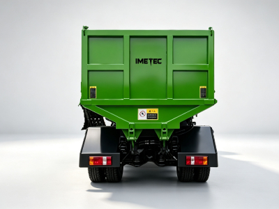 Camião de recolha de estrume autopropulsado de quatro rodas IMETEC 9FZ, máquina de limpeza de estrume de exploração para gado bovino e ovino
