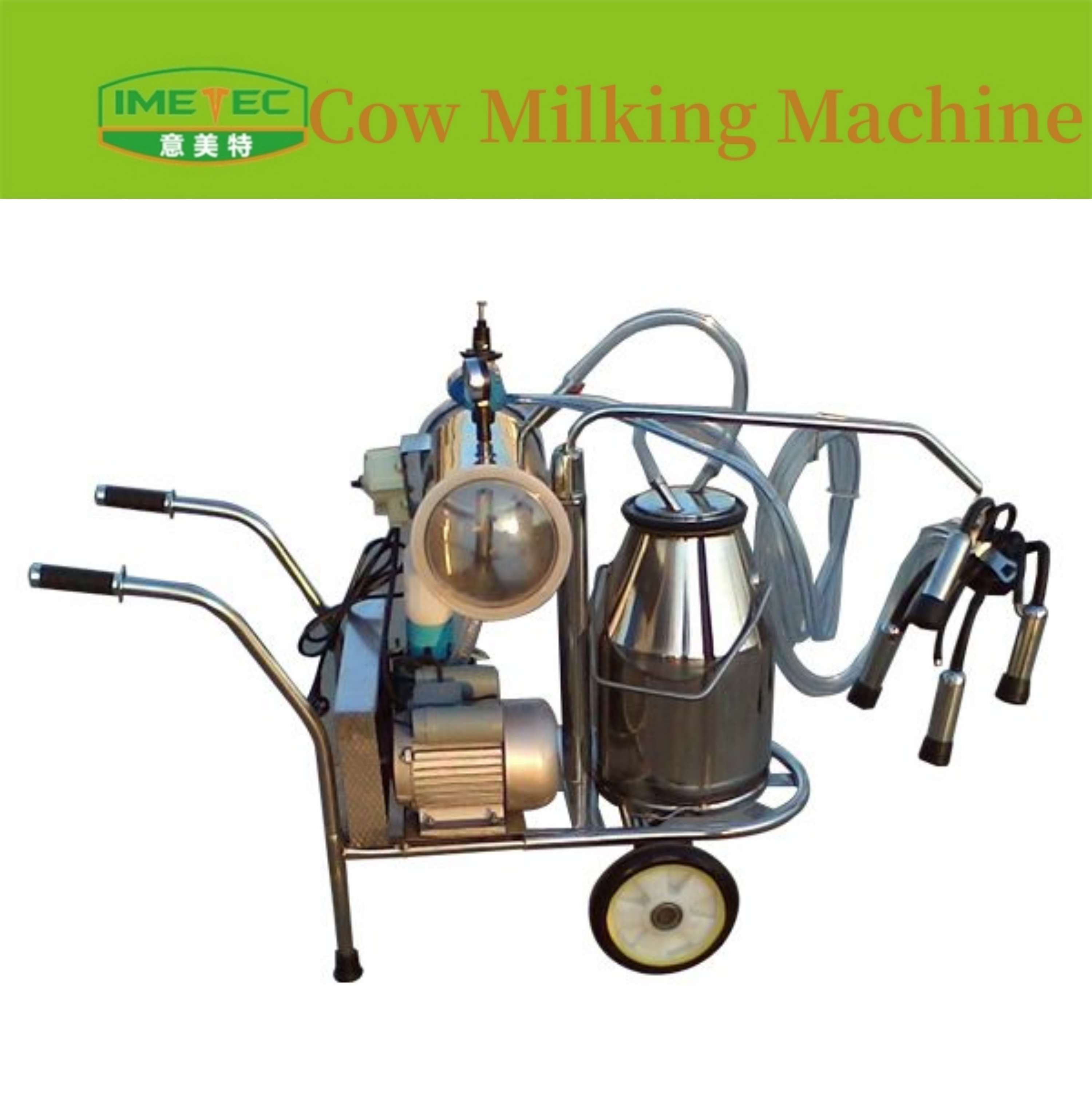 Máquina de ordeño de vacas