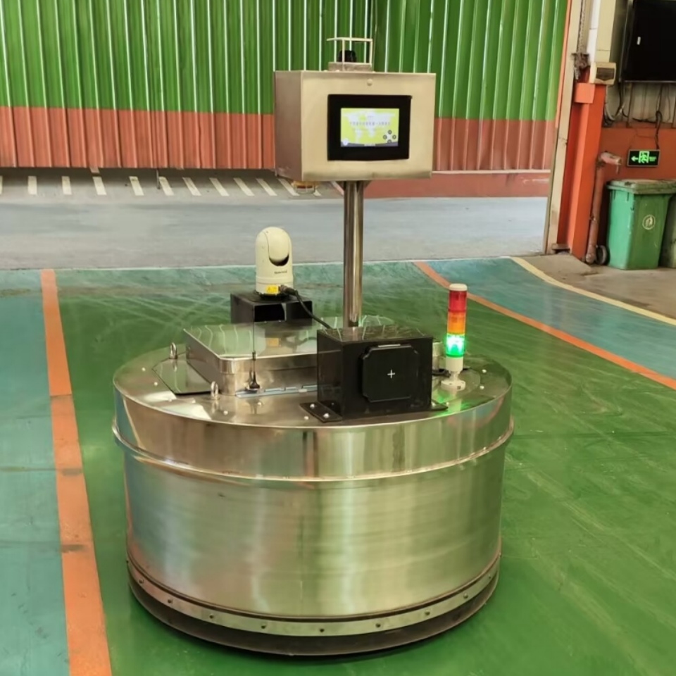 robotic feed pusher