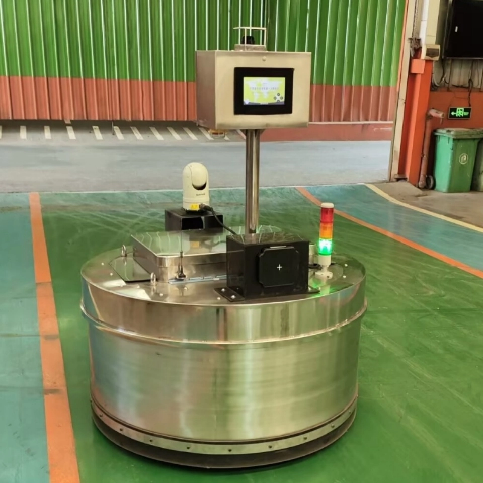 robotic feed pusher